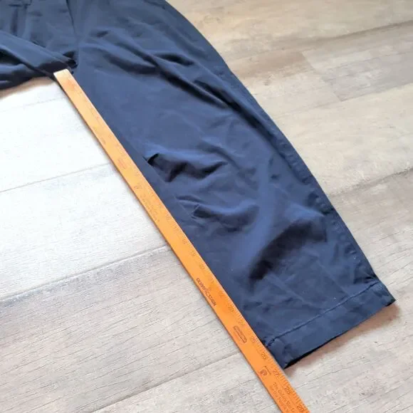 Democracy Ab"solution® Women's Skyrise Colored Trouser Pants Navy Blue Size 4 - Picture 7 of 8